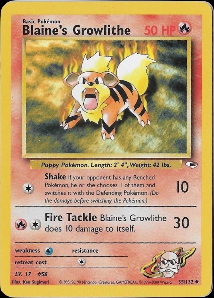 Blaine's Growlithe (35)