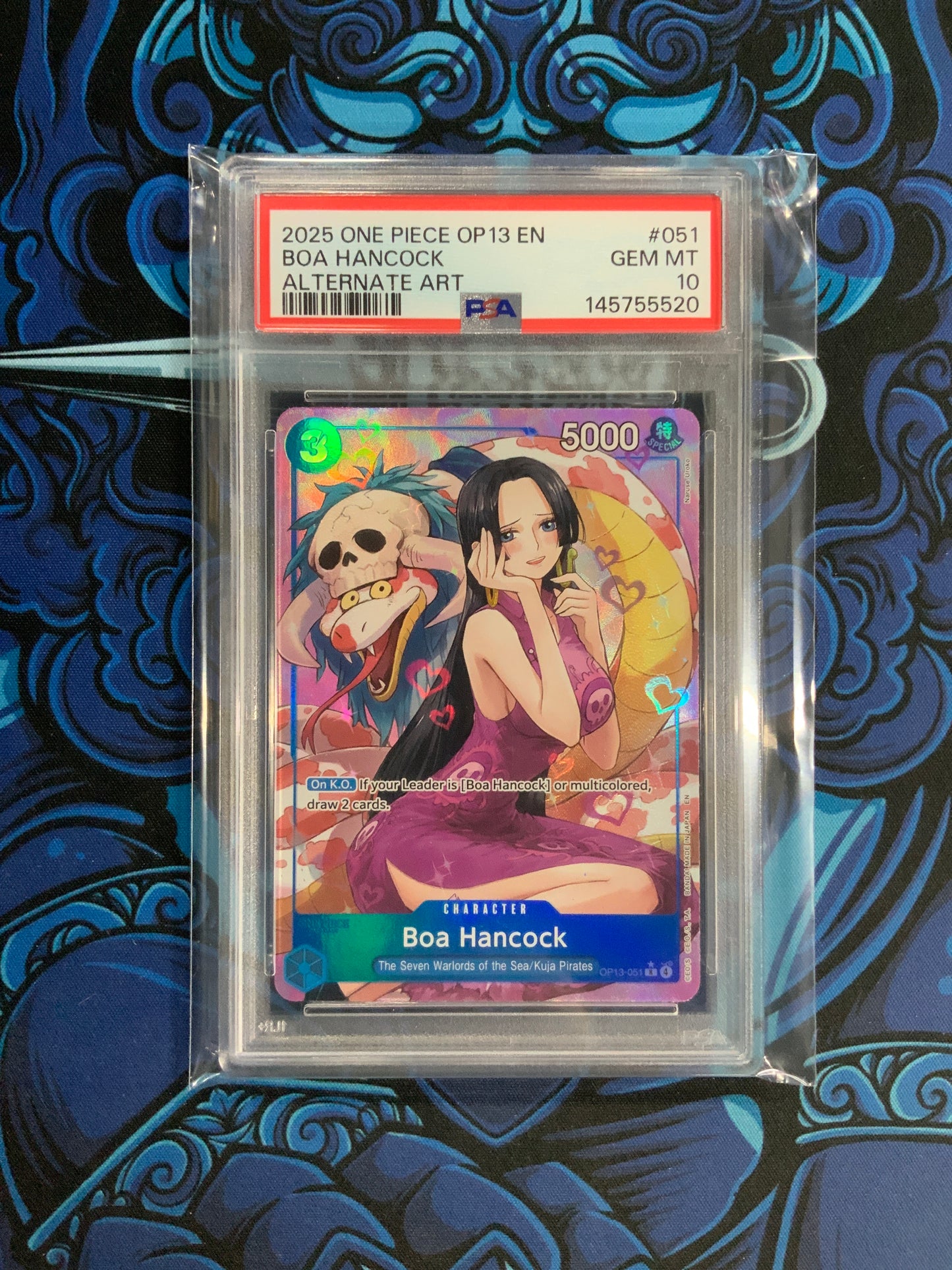 Boa Hancock OP13 Alternate Art PSA 10
