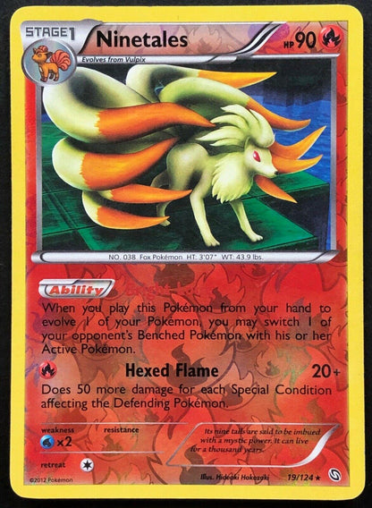 Ninetales | Heavily Played / English / Reverse Holofoil
