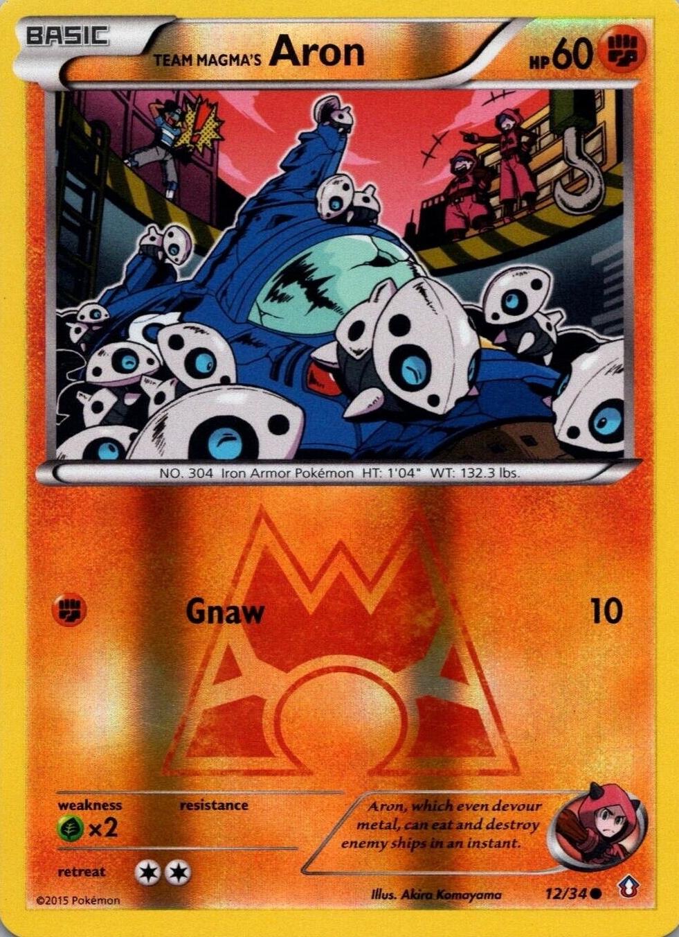Team Magma's Aron