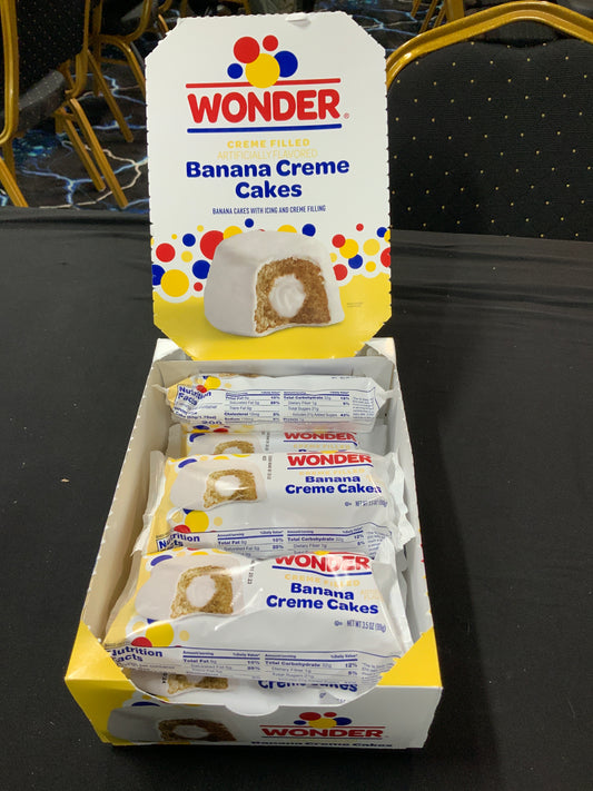 Wonder Banana Creme Cakes