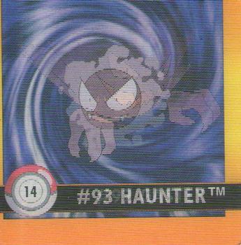 1999 Pokémon Artbox Action Flipz #14 Gastly / Haunter – Premier Edition