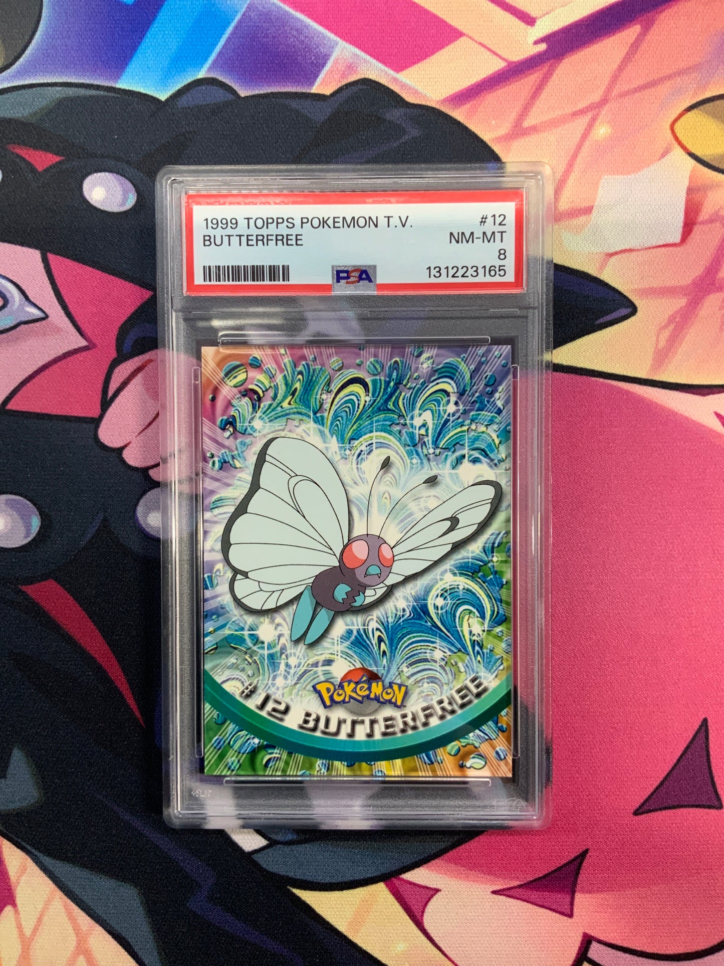 Butterfree - 1999 Topps Pokémon T.V - PSA 8