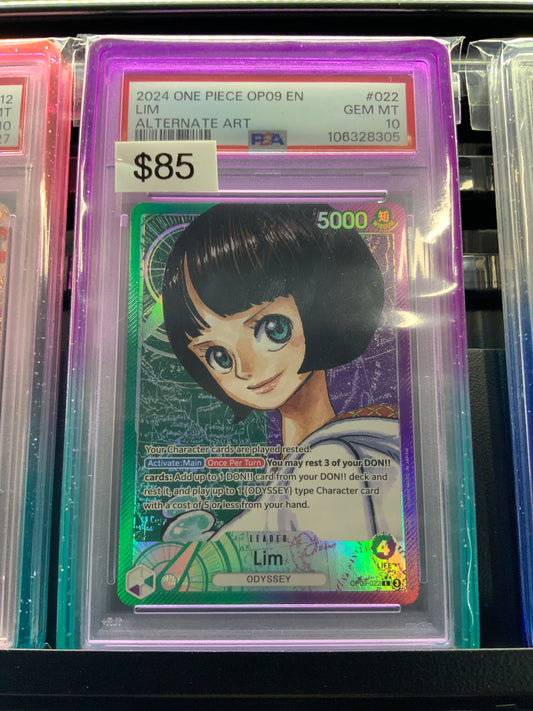 Lim OP09-022 Leader AA PSA 10