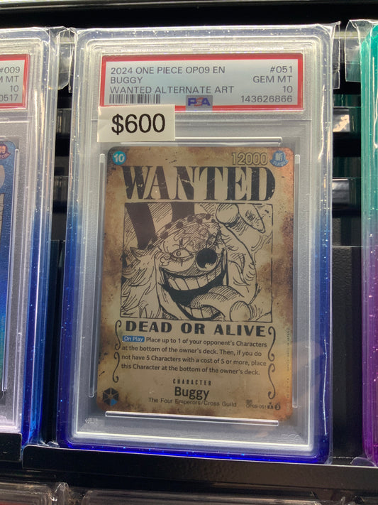 Buggy Wanted SP OP09-051 PSA 10