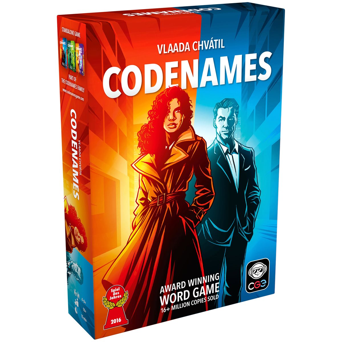 Codenames New Edition board game box