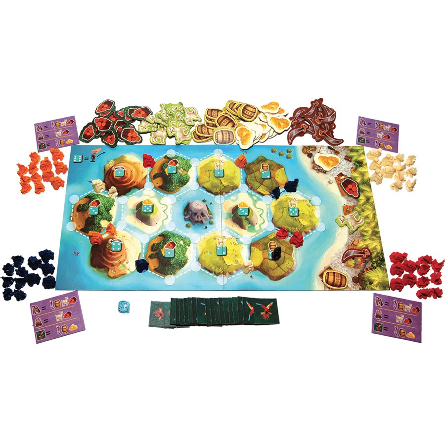 CATAN Junior English edition game board and components