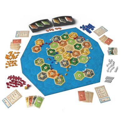 CATAN Seafarers 6th Edition game setup and components