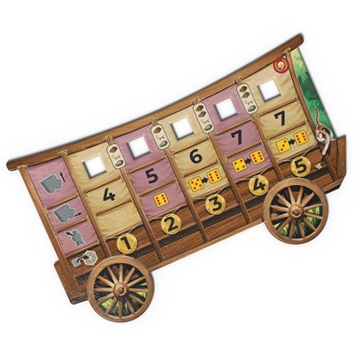 CATAN Traders & Barbarians 6th Edition wagon component