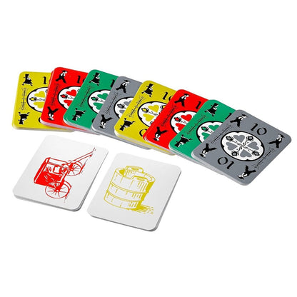 Dutch Blitz numbered cards and card backs