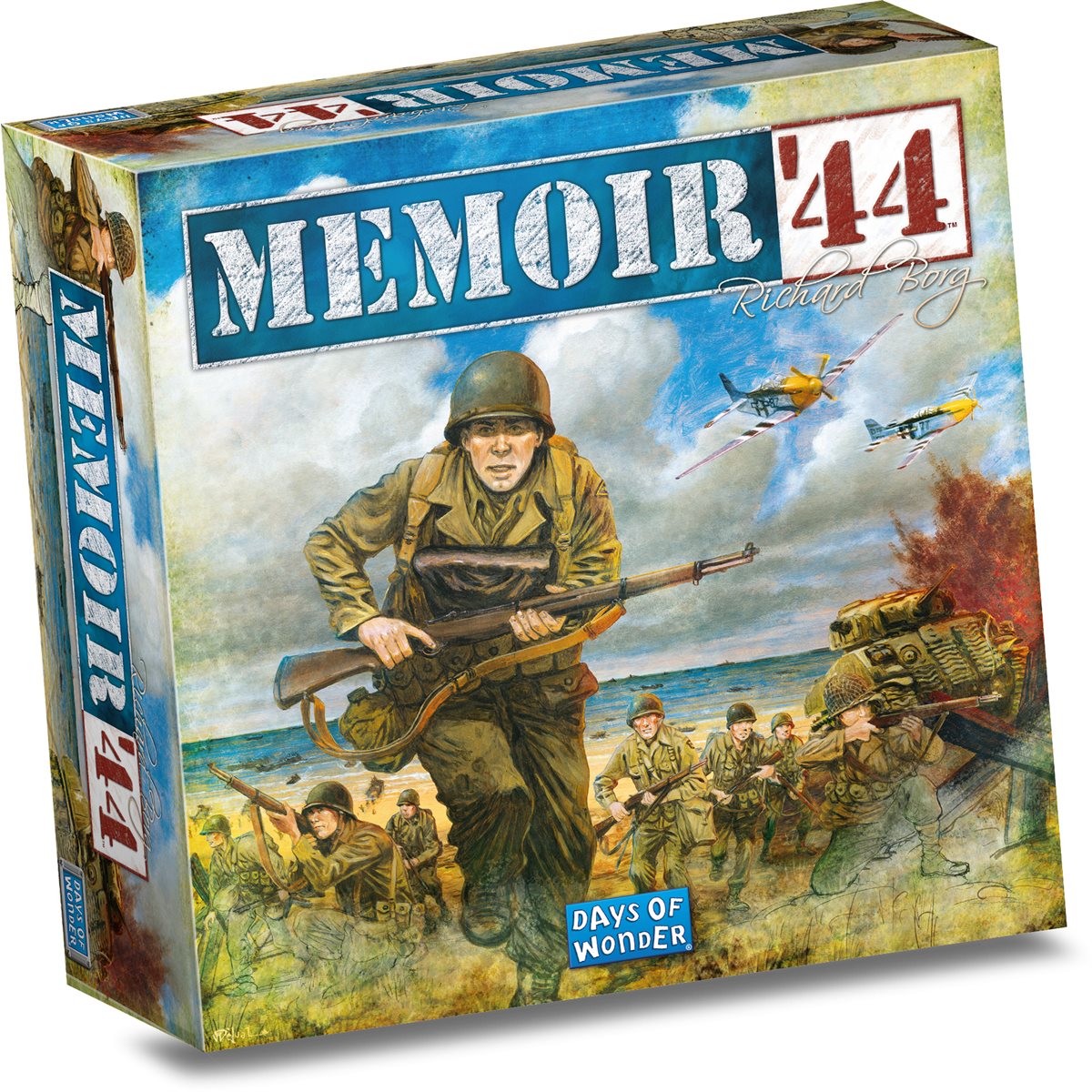 Memoir 44 Refresh English game box angled front view