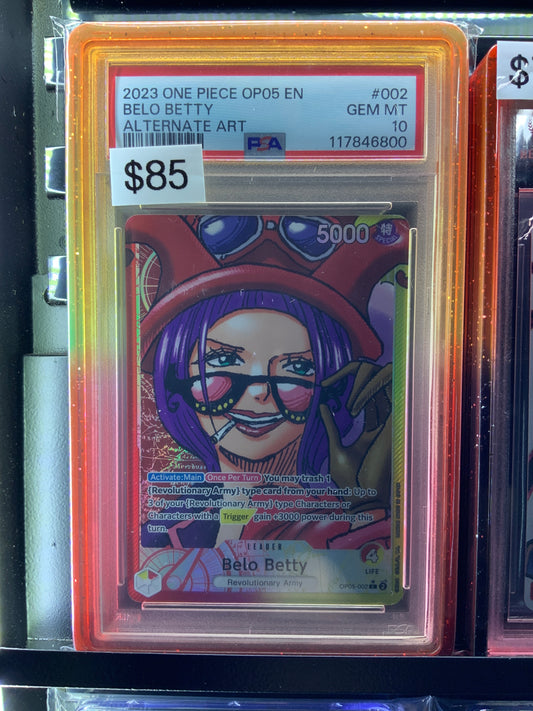 Belo Betty OP05-002 AA Leader PSA 10