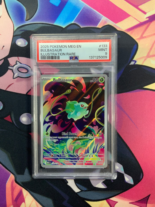 Bulbasaur - 2025 Mega Evolutions - Illustration Rare - PSA 9