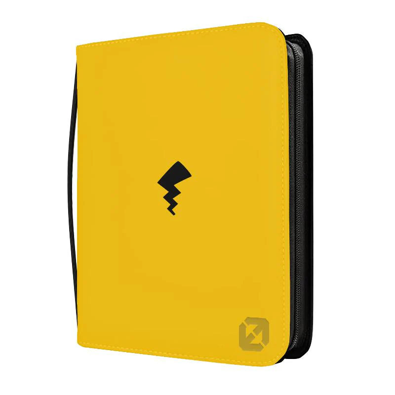 EVORETRO Top Loader Binder 3x3 216 Card holder - Yellow (Pikachu Tail)