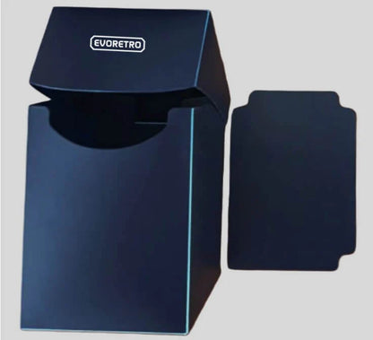 EVORETRO Plastic Deck Box fit 100 card - Blue