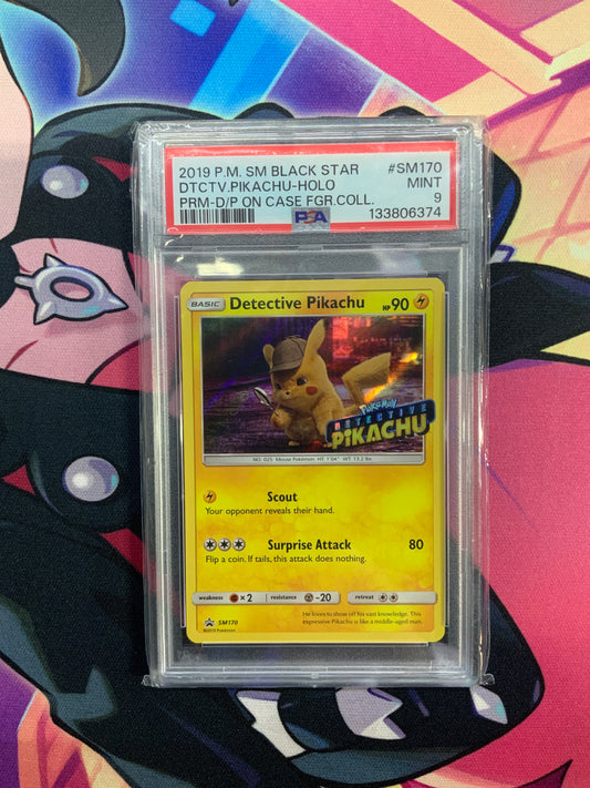 Detective Pikachu - Promo - SM170 - PSA 9