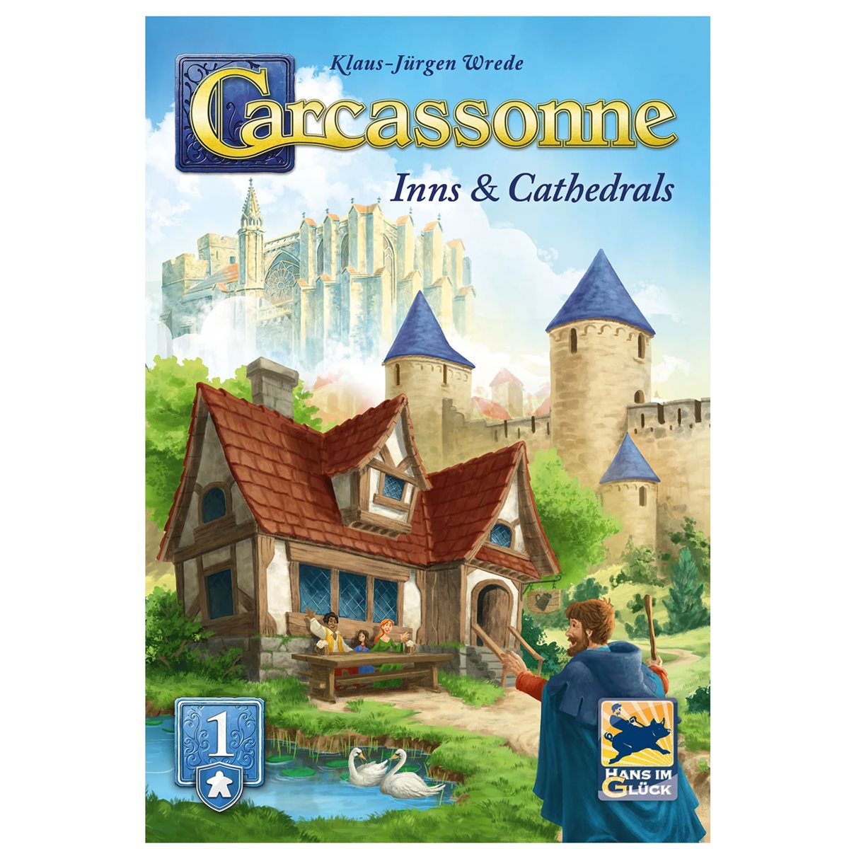 Carcassonne Inns and Cathedrals expansion cover artwork