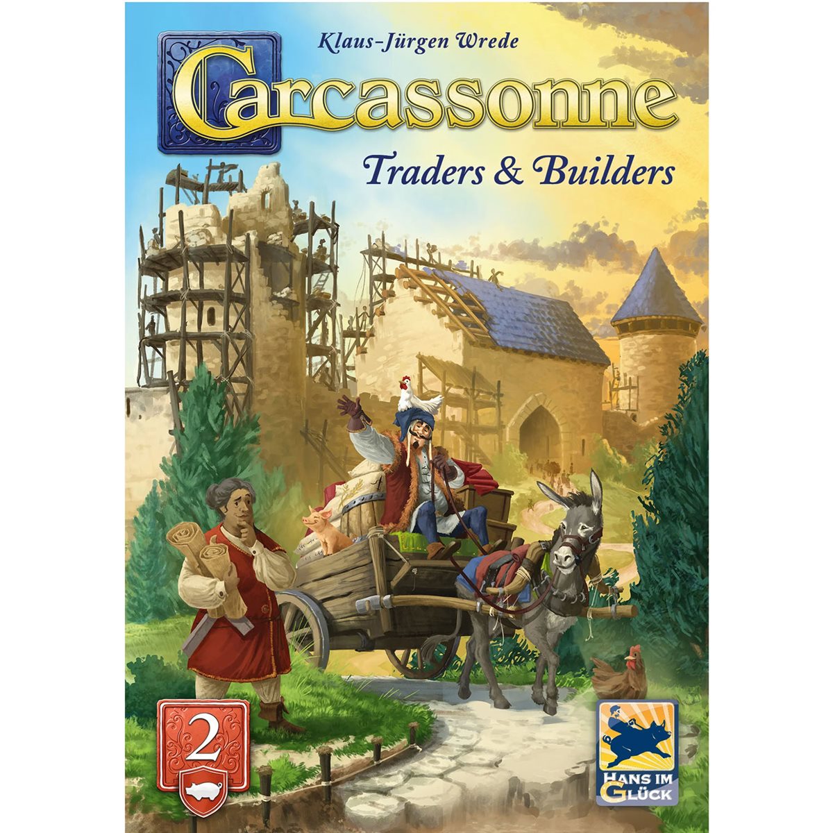 Carcassonne Traders and Builders expansion cover artwork