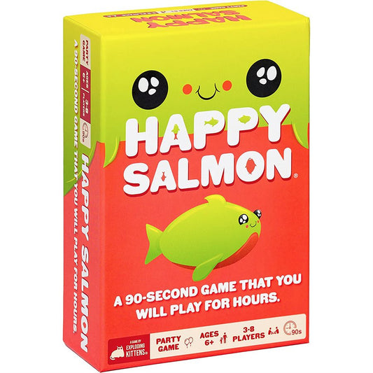 Happy Salmon English game box front