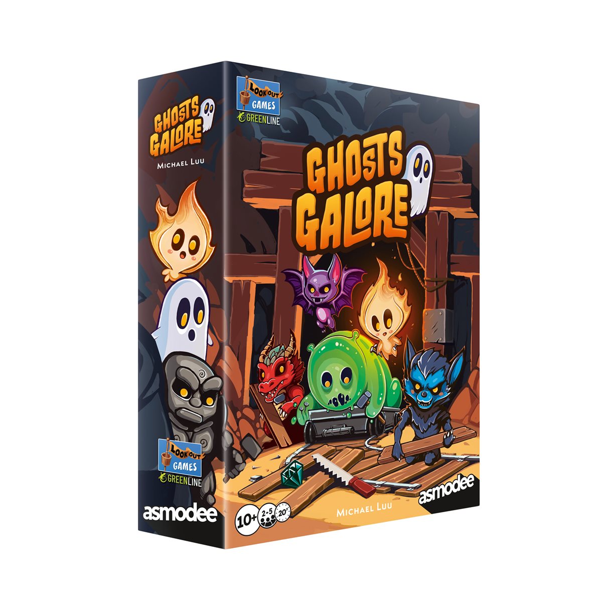Ghosts Galore English game box front