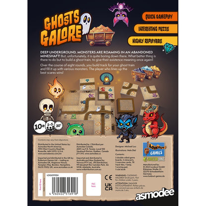 Ghosts Galore English game box back