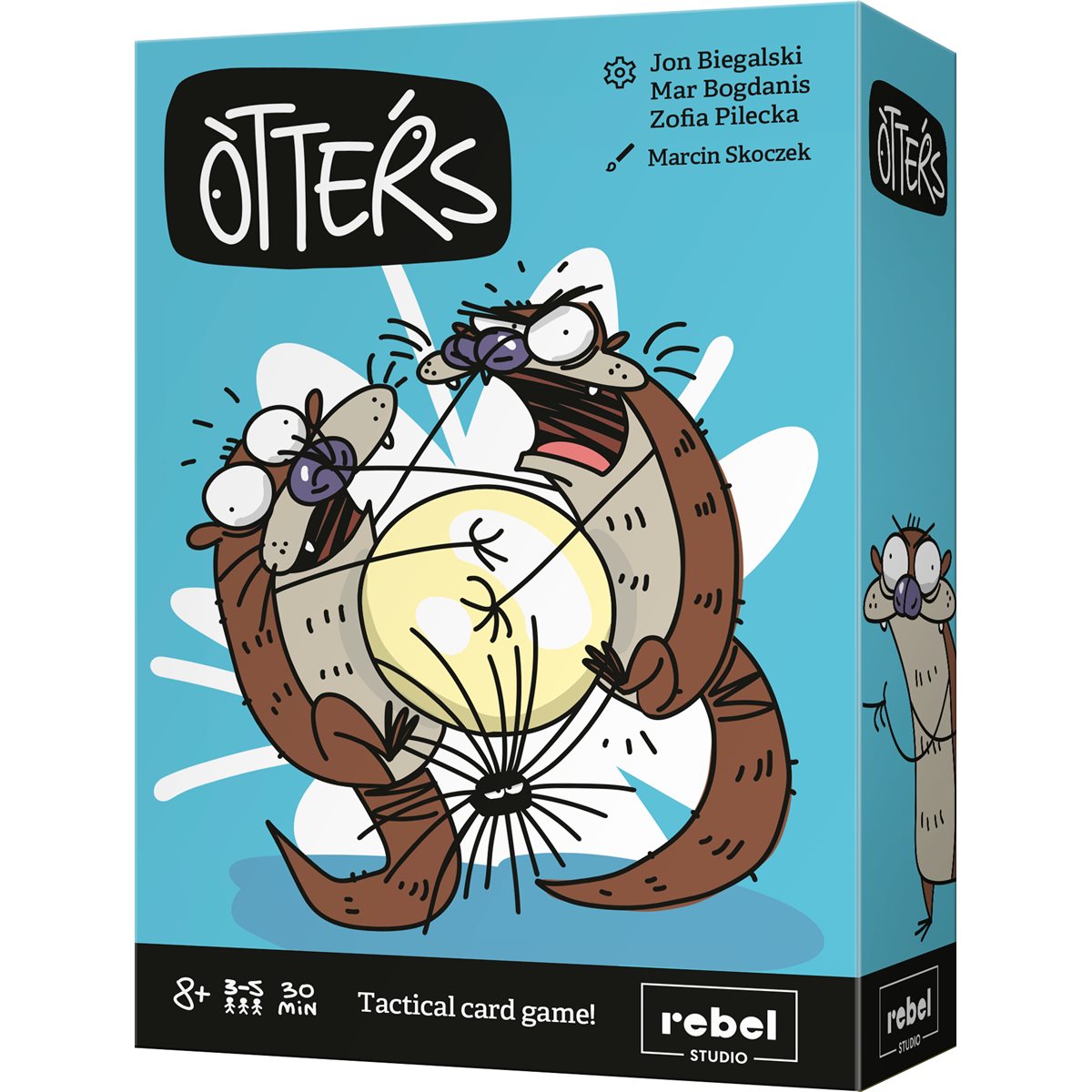 Otters tactical card game box front