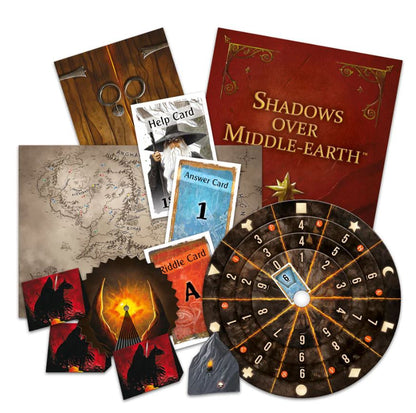 EXIT The Lord of the Rings Shadows Over Middle-earth game components