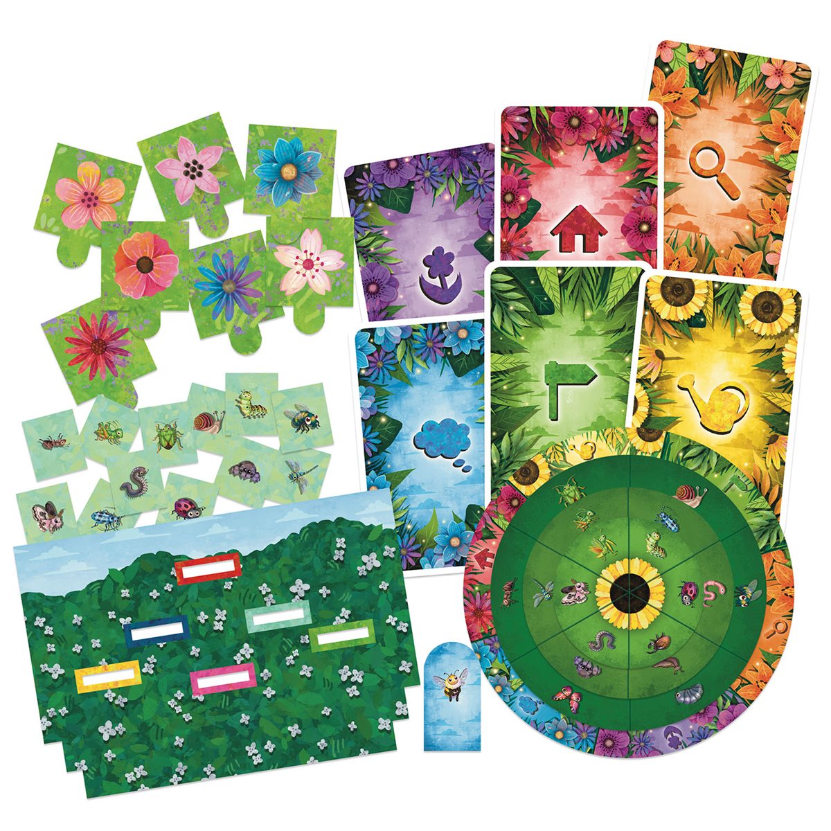 EXIT Kids The Great Bee-scape cards, riddles, and game components