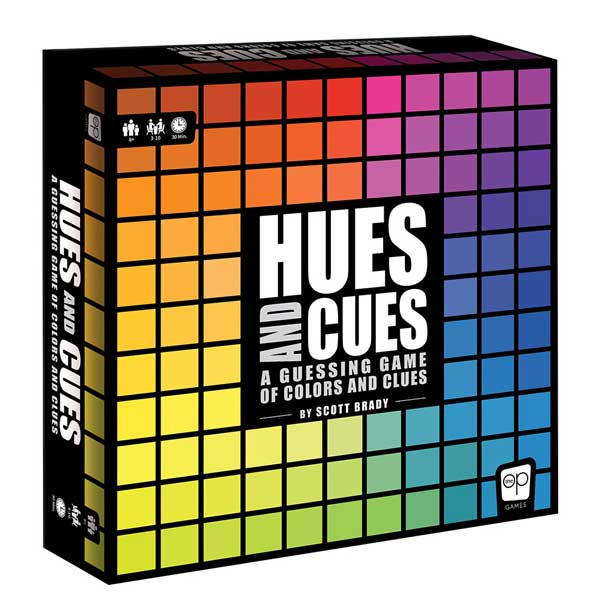 Hues and Cues English game box front