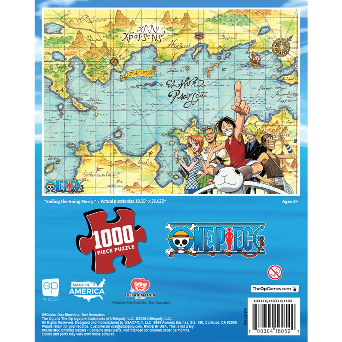 One Piece Sailing the Going Merry puzzle artwork