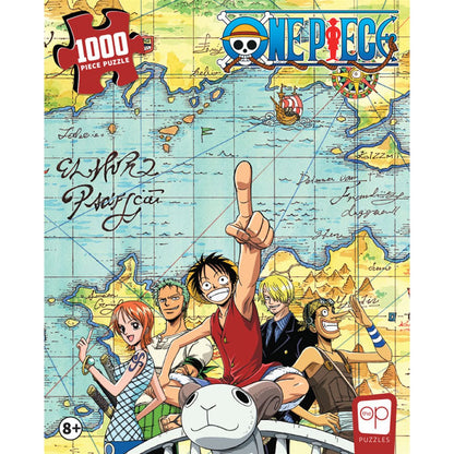 One Piece Sailing the Going Merry completed puzzle scene