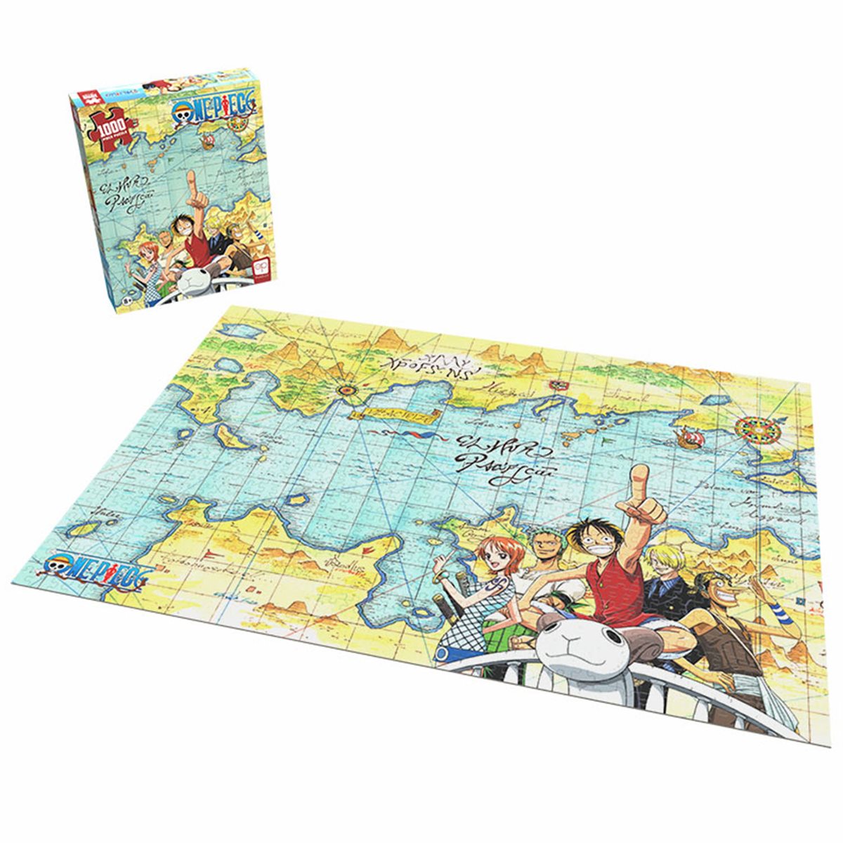 One Piece Sailing the Going Merry puzzle detail