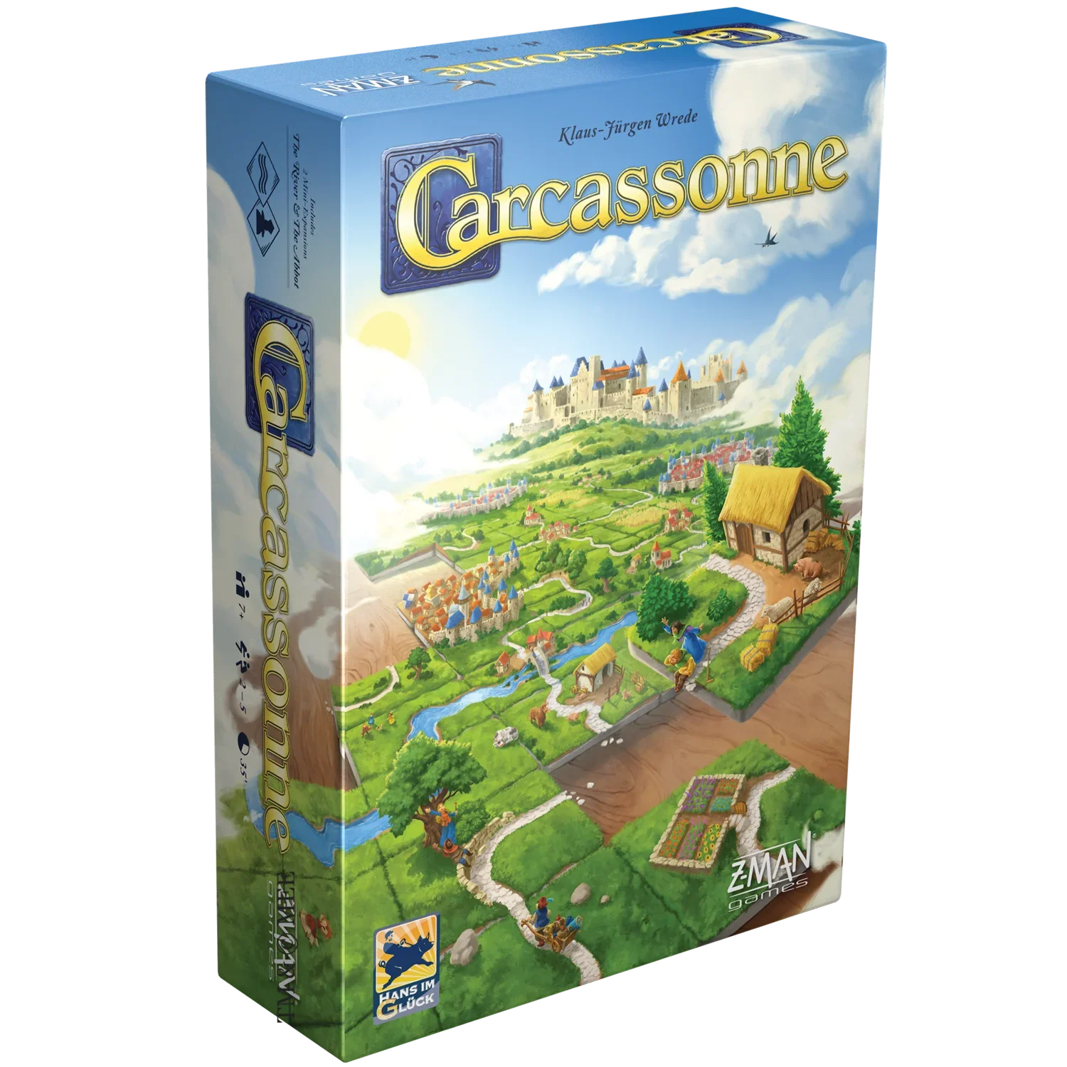 Carcassonne English base game box