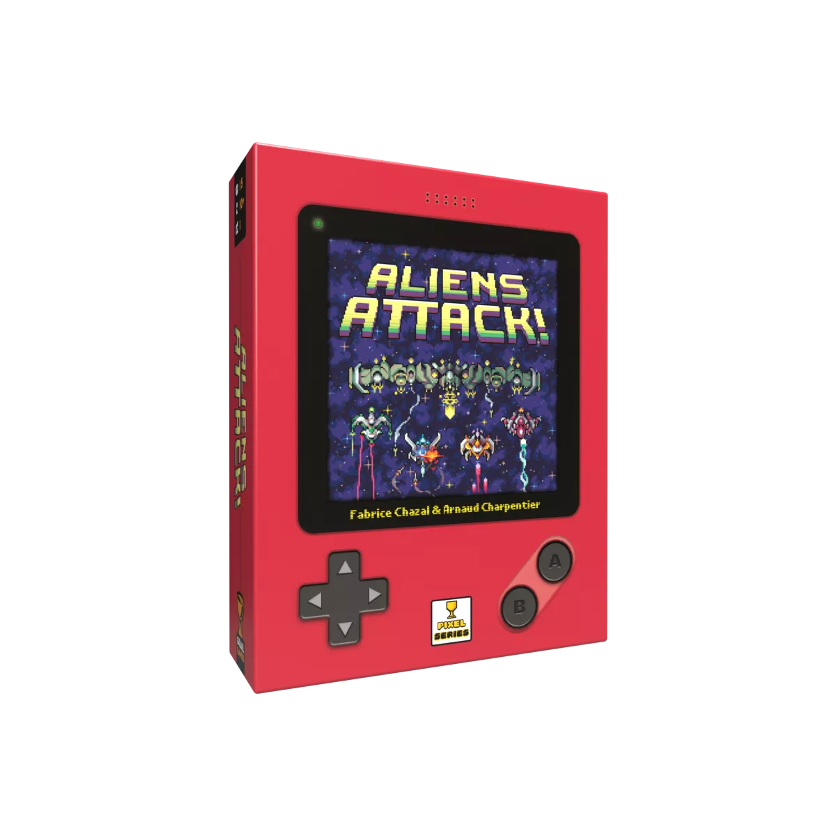 Aliens Attack Pixel Series cards and components