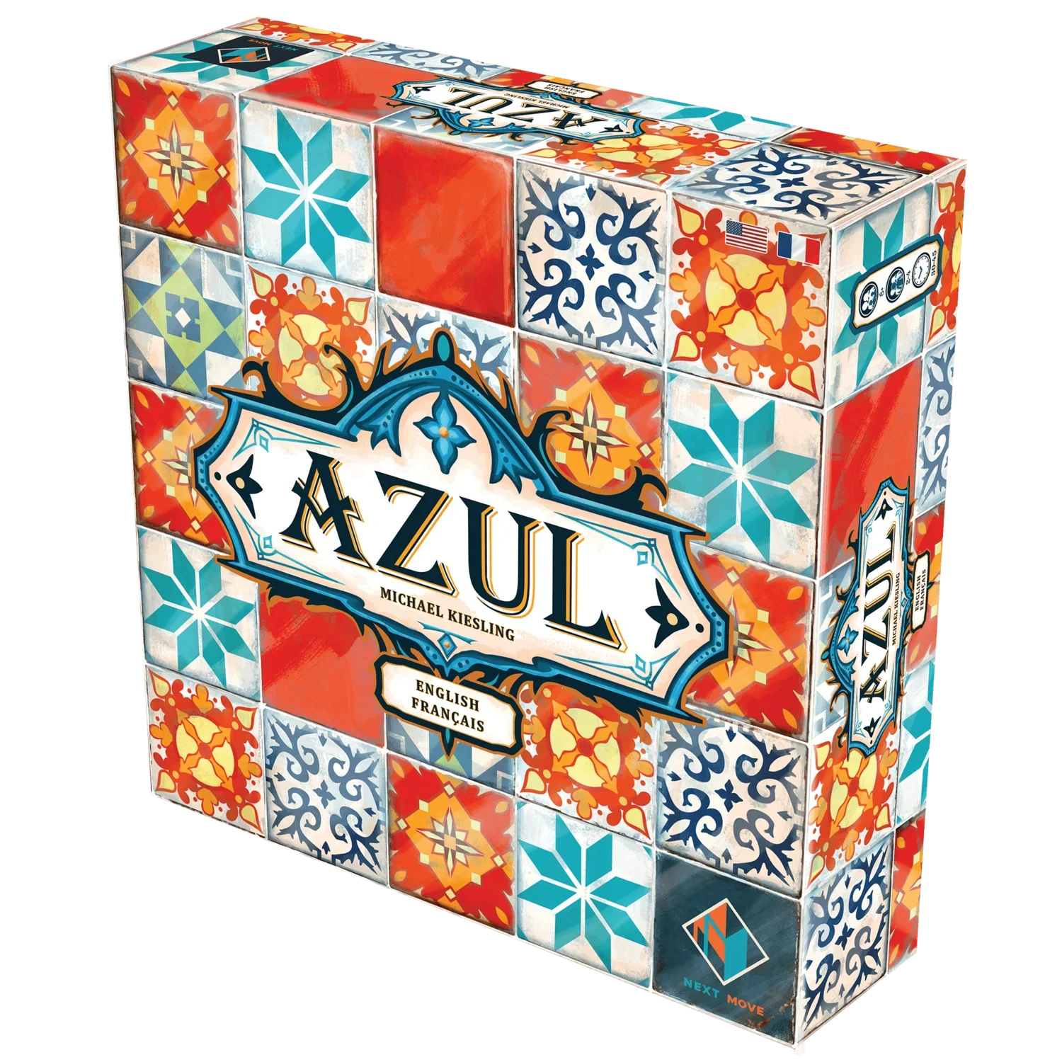Azul tiles and player board