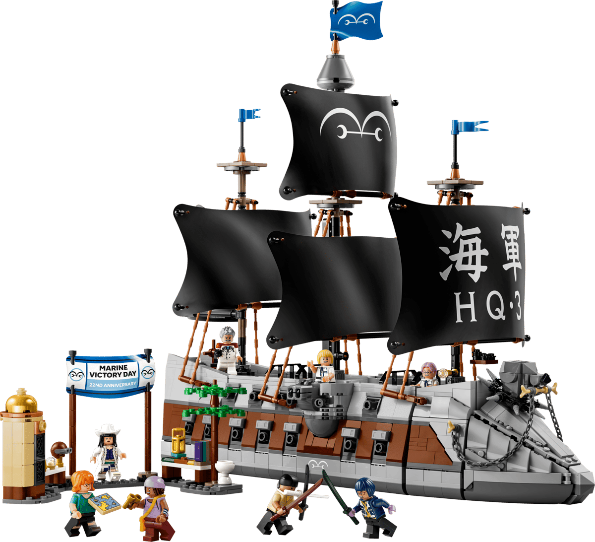 Lego - One Piece - Garp's Marine Battleship