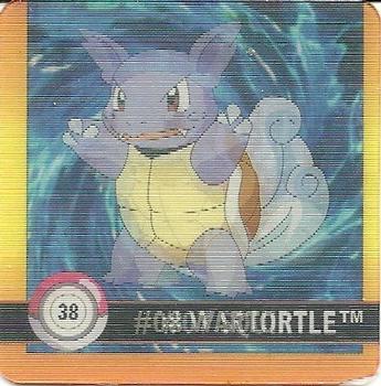 1999 Pokémon Artbox Action Flipz #38 Squirtle / Wartortle – Premier Edition