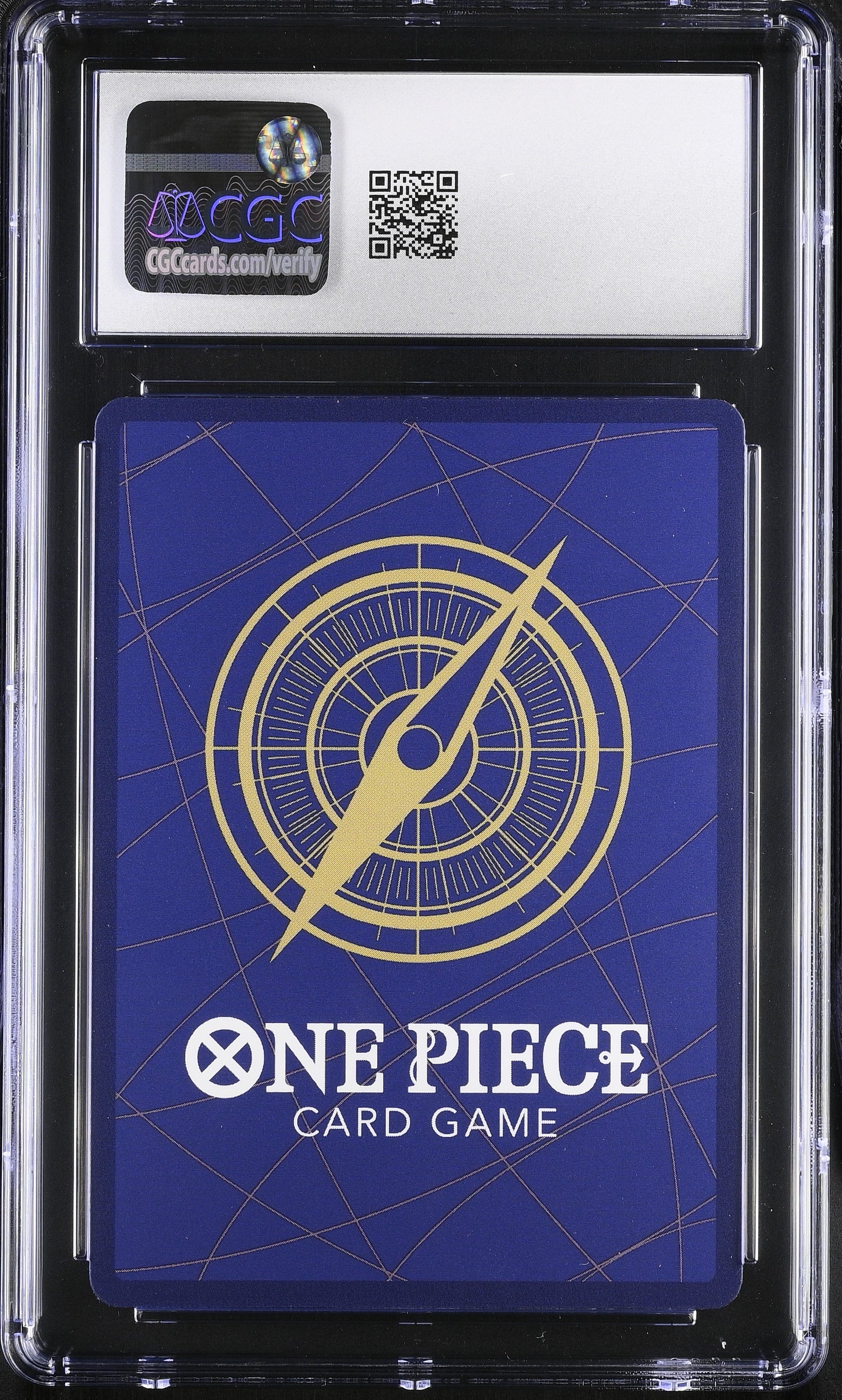 Trafalgar Law OP10-119 CGC 10 cert 6050994074 back