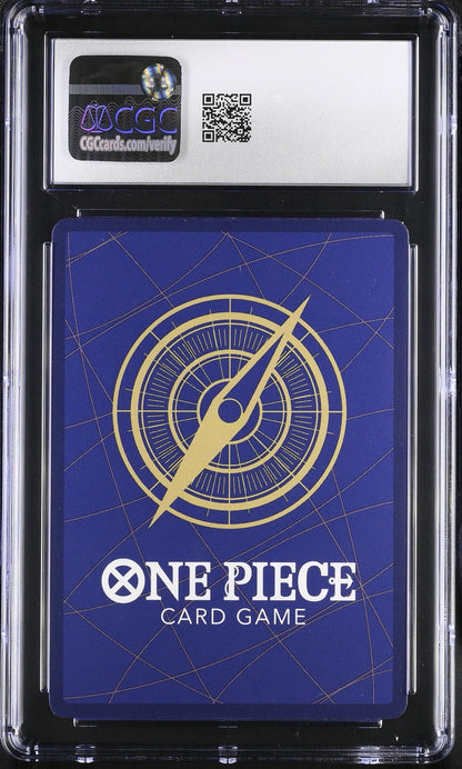 Trafalgar Law OP10-119 CGC 10 cert 6050994074 back