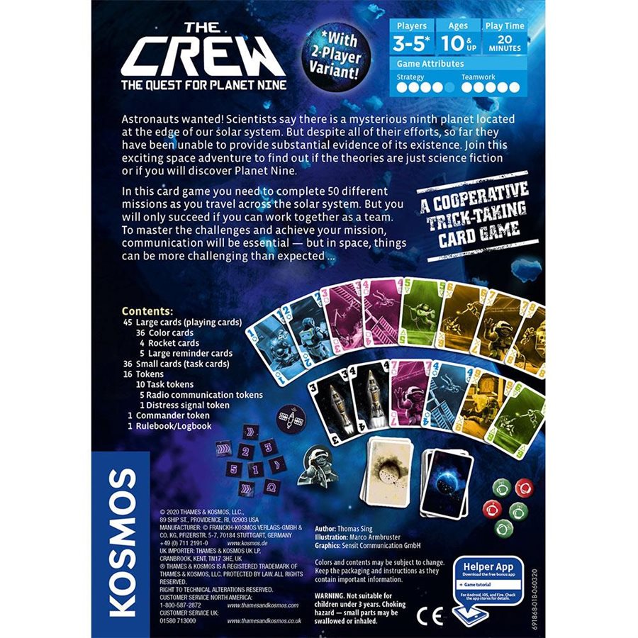 The Crew Quest for Planet Nine cards