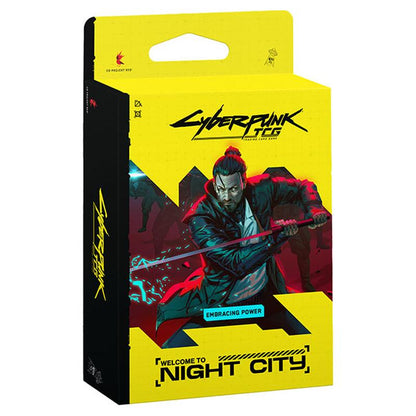 Cyberpunk TCG Embracing Power starter deck