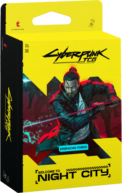 Cyberpunk TCG Embracing Power starter deck product view