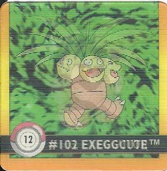 1999 Pokémon Artbox Action Flipz #12 Exeggcute / Exeggutor – Premier Edition