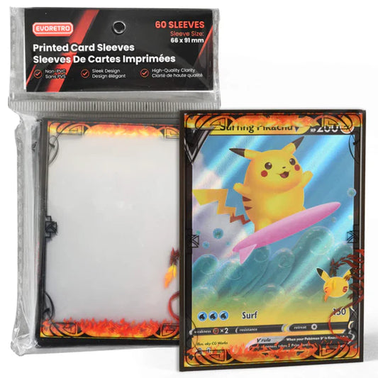 Evoretro - Printed Card Sleeves - Dragon Fire (60)