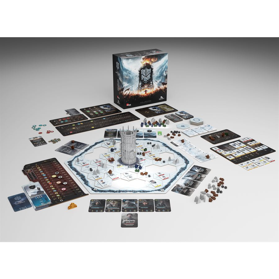 Frostpunk The Board Game complete tabletop setup