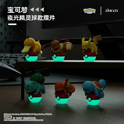 Pokémon Glow-in-the-Dark Poke Ball Display Figure