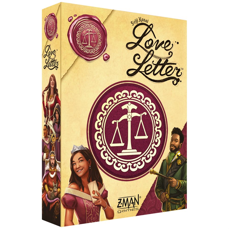 Love Letter Eco English game box angled front view
