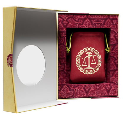 Love Letter Eco open box with red drawstring game pouch
