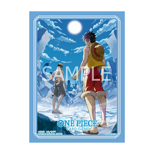 One Piece CG OFFICIAL CARD SLEEVES 15 - Luffy & Ace