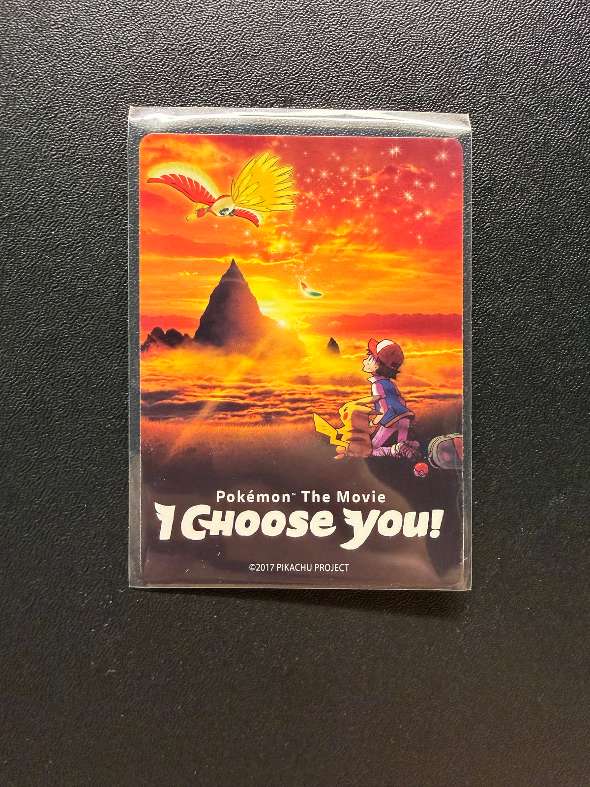2017 Pokémon the Movie: I Choose You! Ash, Pikachu & Ho-Oh Promo Insert Card